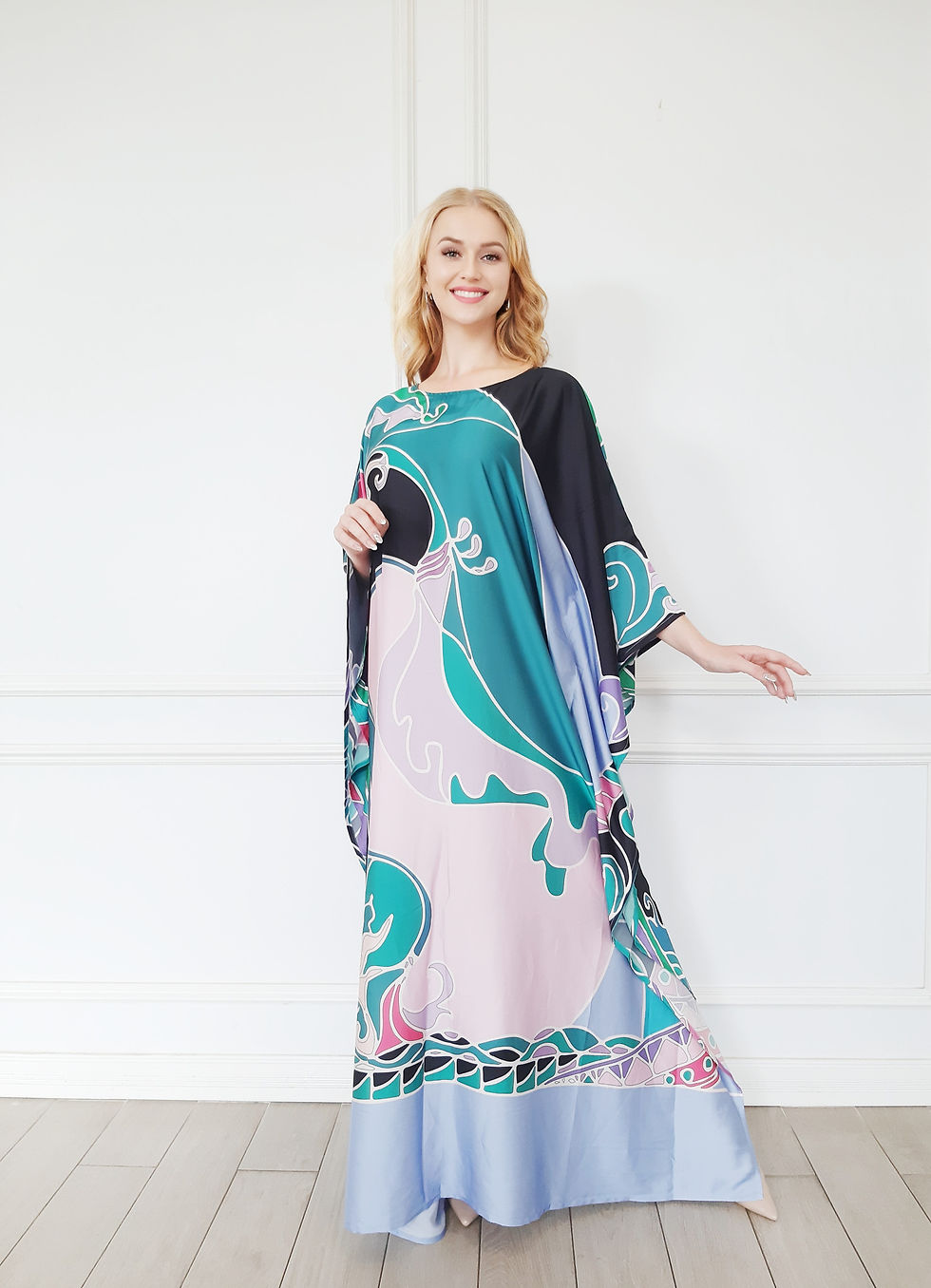 Miniatura: Designer Kaftan Dress for Women - Full Length Kaftan Custom Option