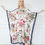 Miniature : Pastel Foral Kaftan Silk Dressing Gown : Classic Dress Gift for Her, One Size
