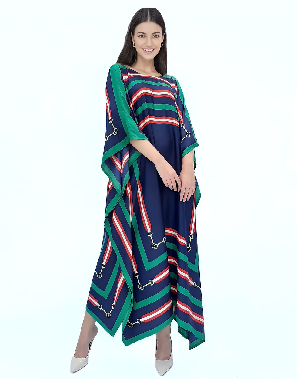 Miniature : Classic kaftan silk Abaya Evening Dress- Christmas Gift Kaftan Silk