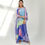 Thumbnail: Simple Kaftan Dress Silk Resort Wear Beach Caftan Gown
