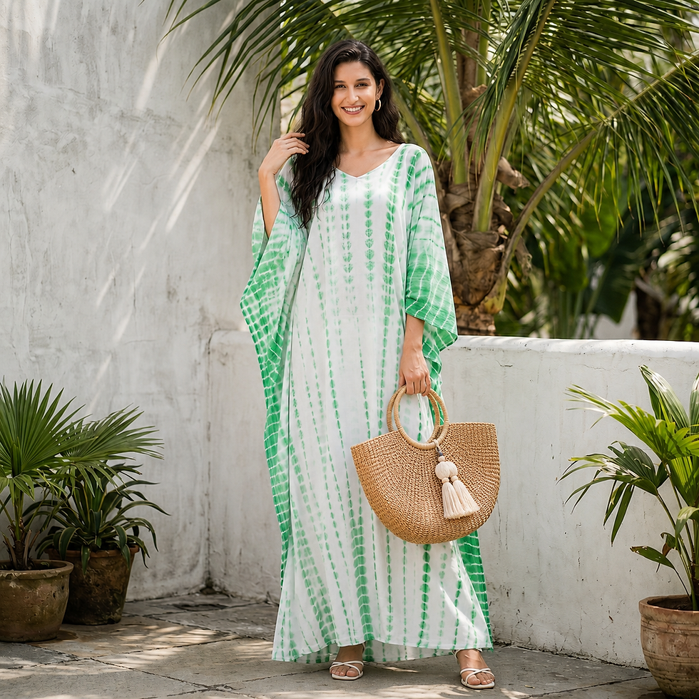 Miniatura: kaftan cotton -summer beach wear caftan long