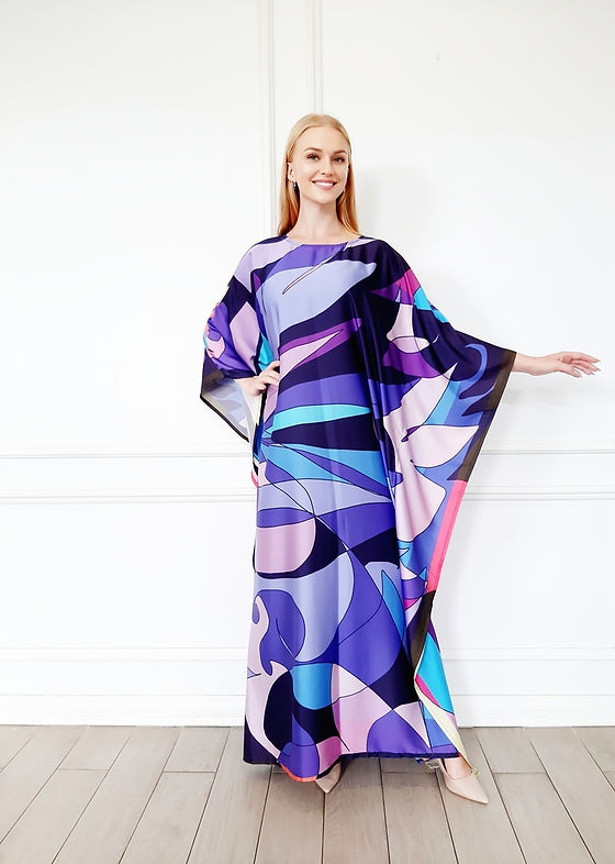 Emilio Pucci Kaftan Christmas Gift Dress: Custom Length Resort and Holiday  Gown | Museo