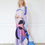 サムネイル： Pastel Kaftan Dress Silk Blended : Custom Made Dress, Resort Wear Full Length