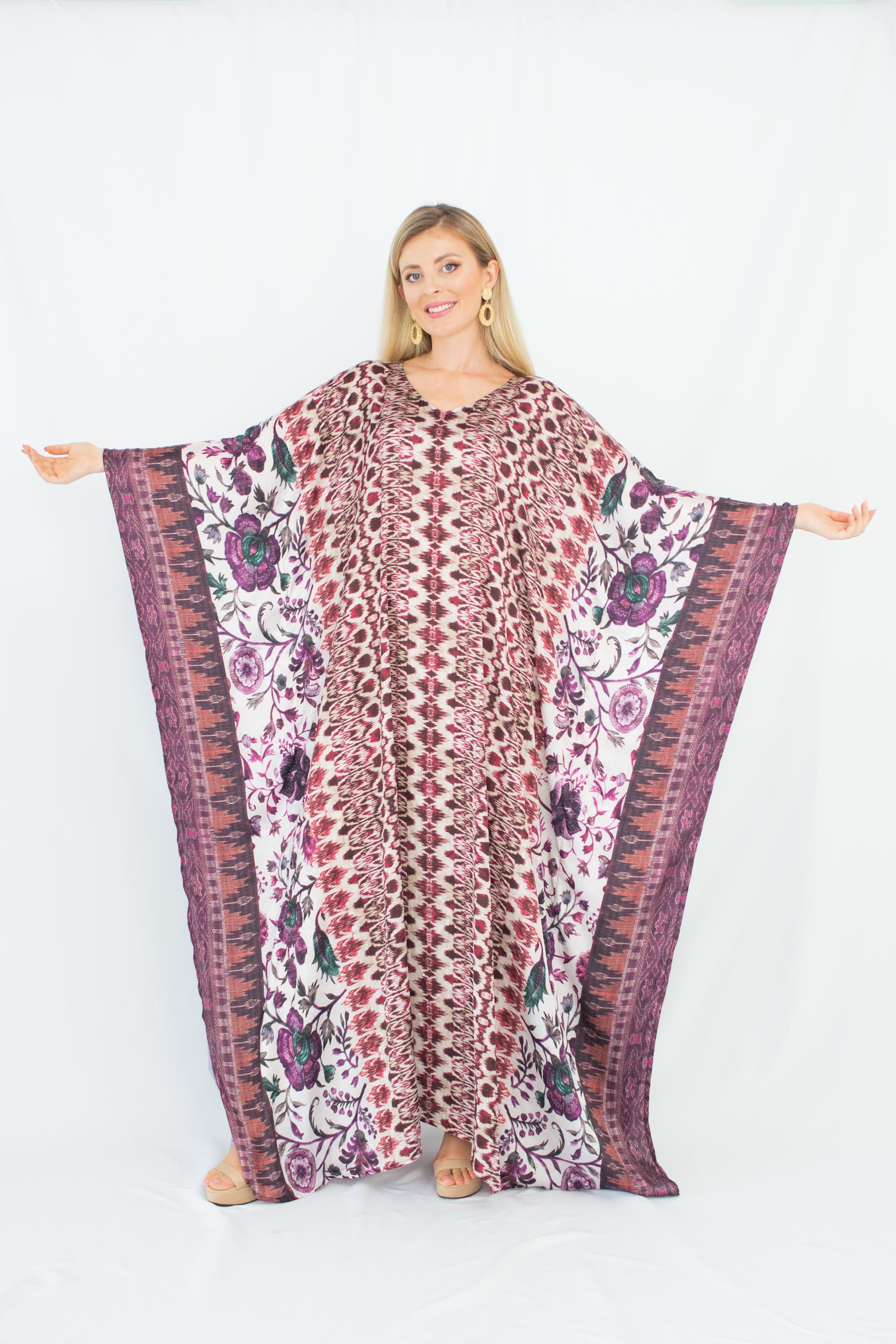 Vintage Sill Kaftan Museodesign , Full Sleeves Kaftan Resort Wer Custom Made