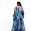 Miniaturbild: Blue kaftan beach resort wear- Christmas Gift blue caftan plus size-Tie Dye