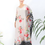 Thumbnail: Floral cocktail dress for wedding on the beach- Moroccan kaftan Silk luxury