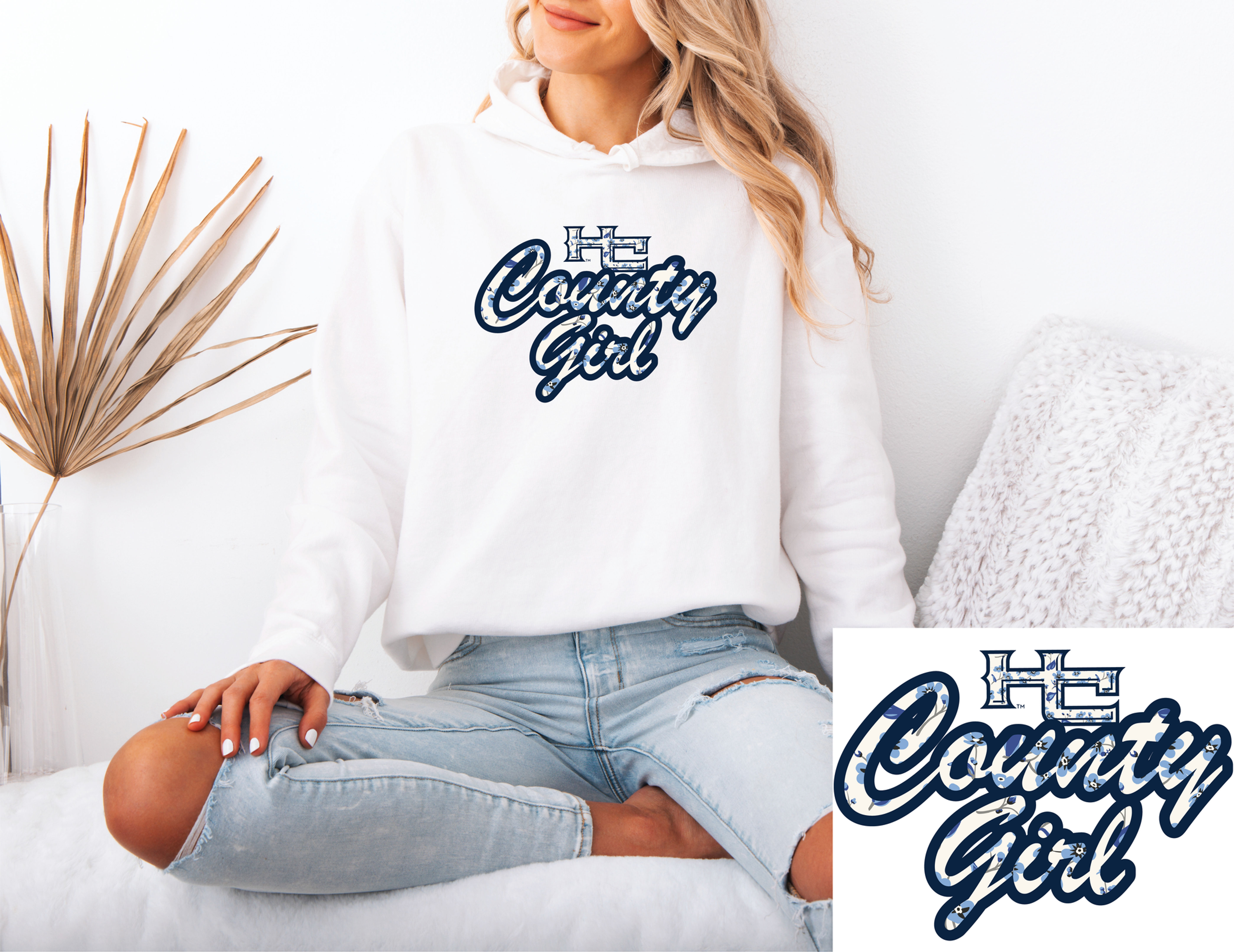 Gildan Soft Style County Girl HC Hoodie