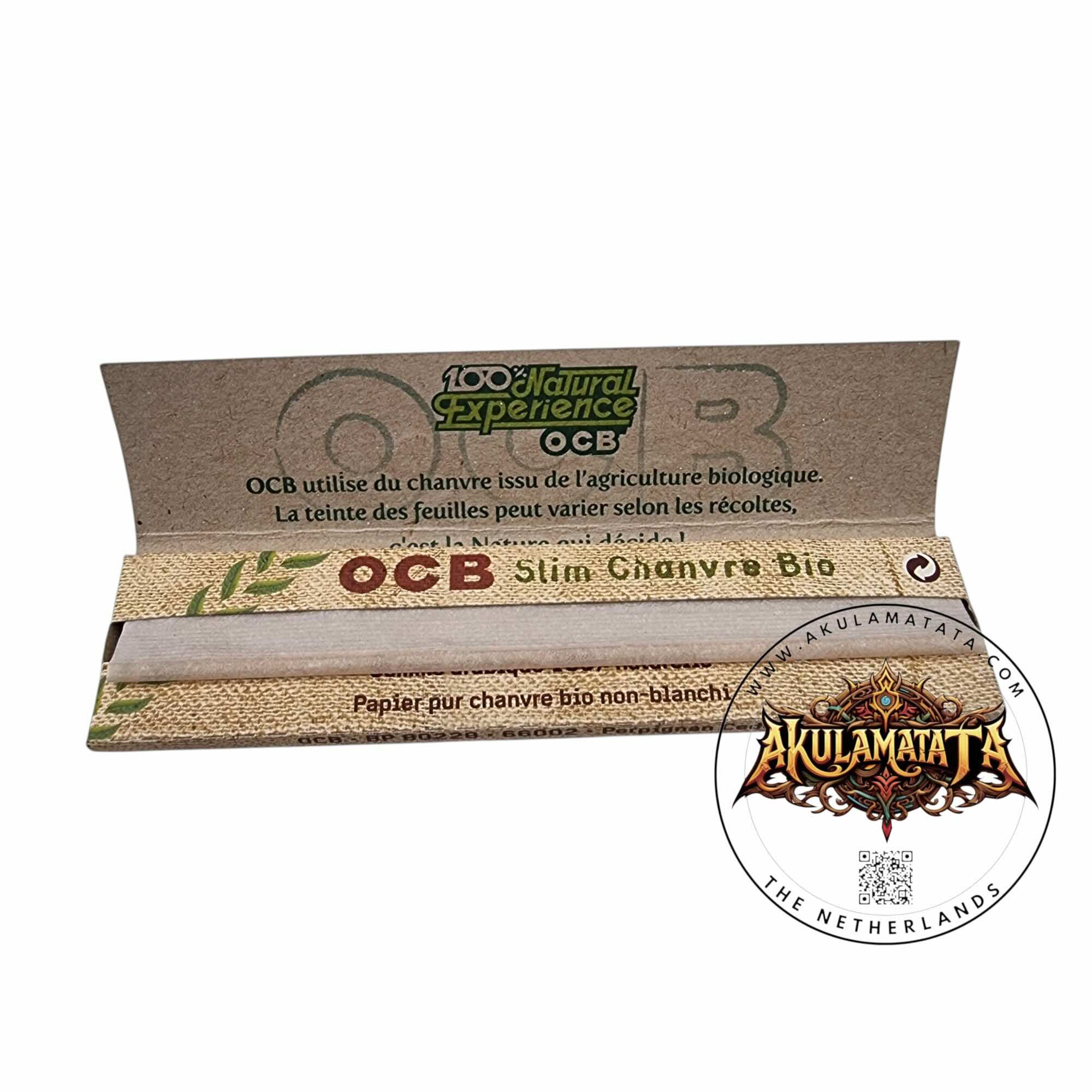 OCB King Size Slim Chanvre Bio – 32 Leaves €1.39