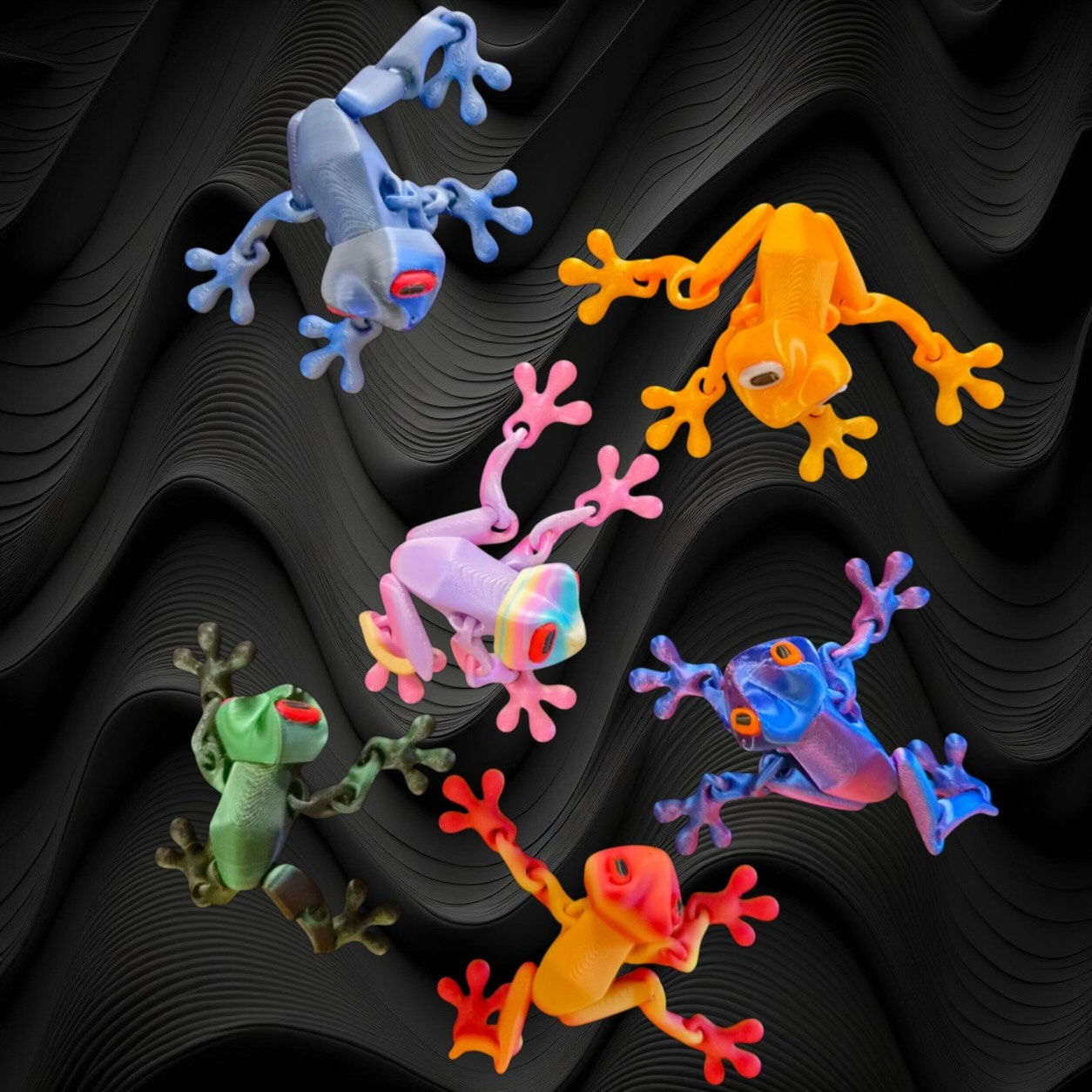 ๐จ๐ณ๐ฆ Colorful Gecko 3D Souvenir Fridge Magnet โฌ4.99