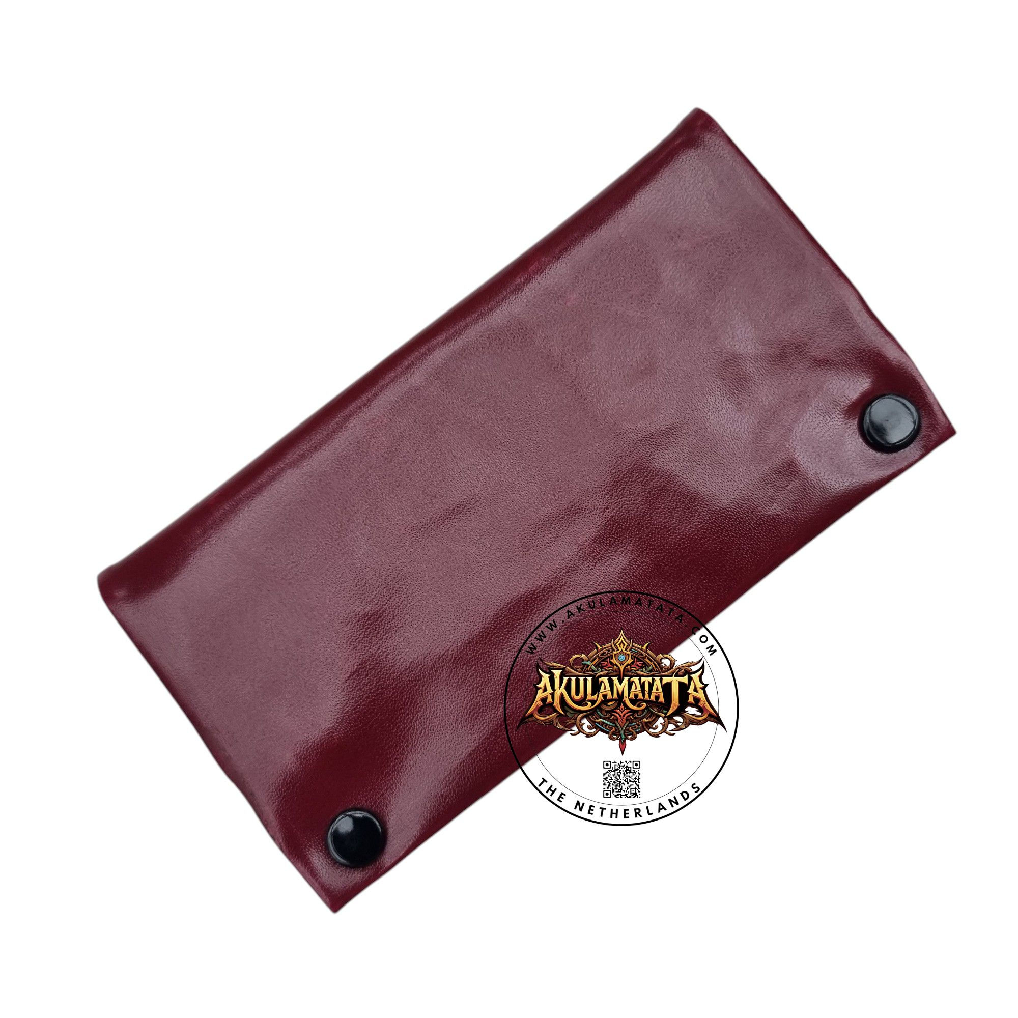 PU Leather Wine Red Rolling Tobacco Pouch €12.95