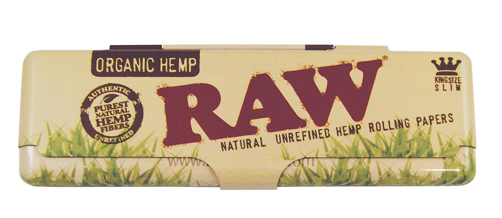Thumbnail: RAW Kingsize Slim Metal Rolling Paper Storage Case €2.95