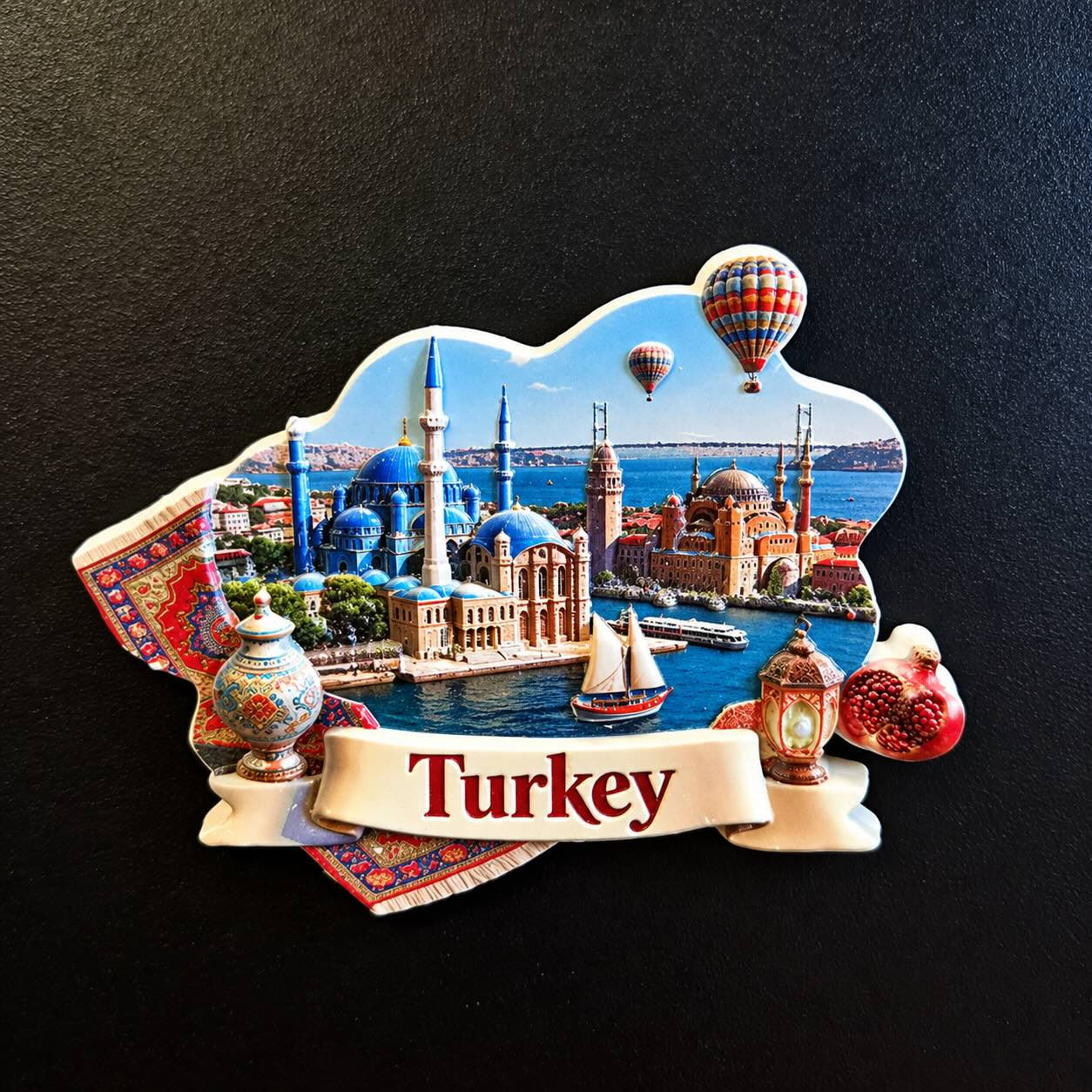 ๐น๐ท Turkey 3D Souvenir Fridge Magnet โฌ5.99