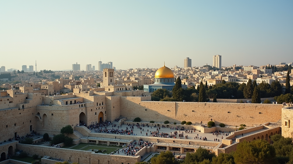 Panoramic view of Jerusalem's Old City