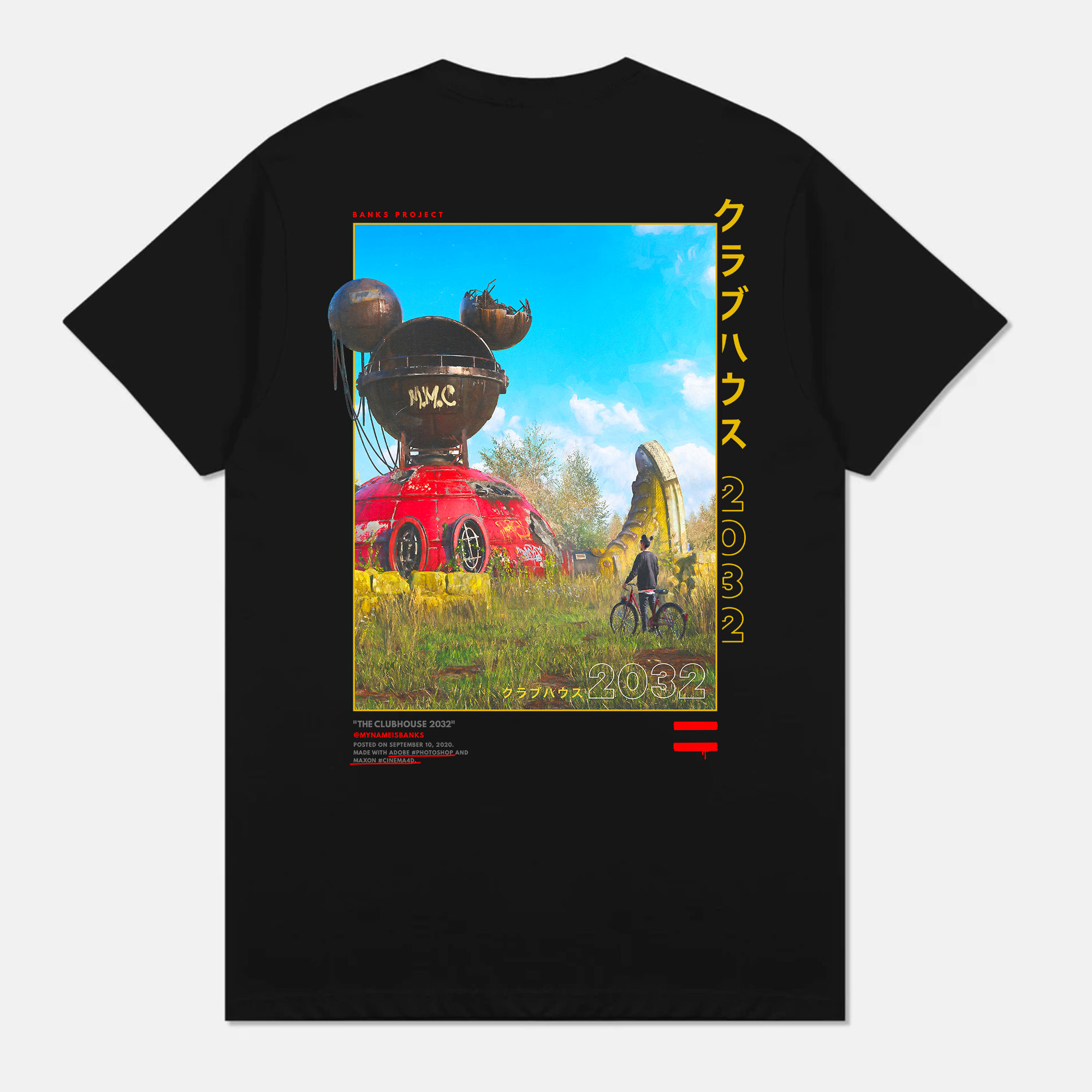 Banks Project Clubhouse 2032 Premium Shirt - BLACK