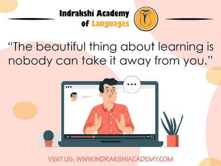 Learning is a treasure that will follow its owner everywhere
