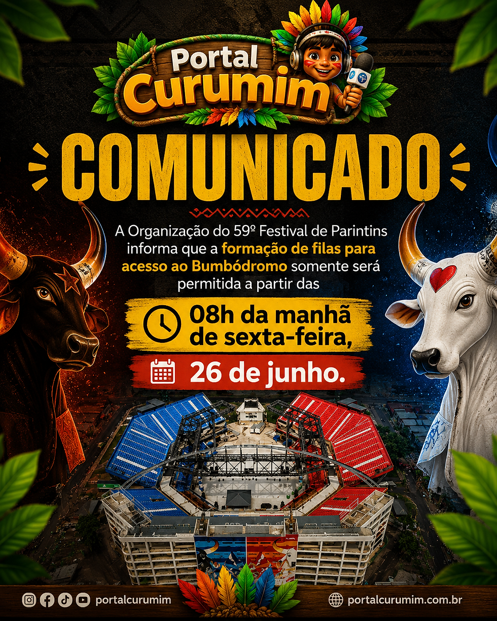 🚨 ATENÇÃO, GALERA DE PARINTINS! 🚨