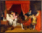 Francois I & Leonardo on his deathbed