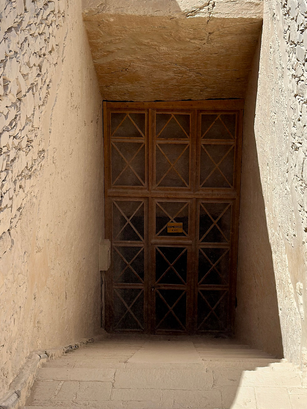 Door to Tomb of Rameses the Great (Closed for remodeling - what do you remodel?)