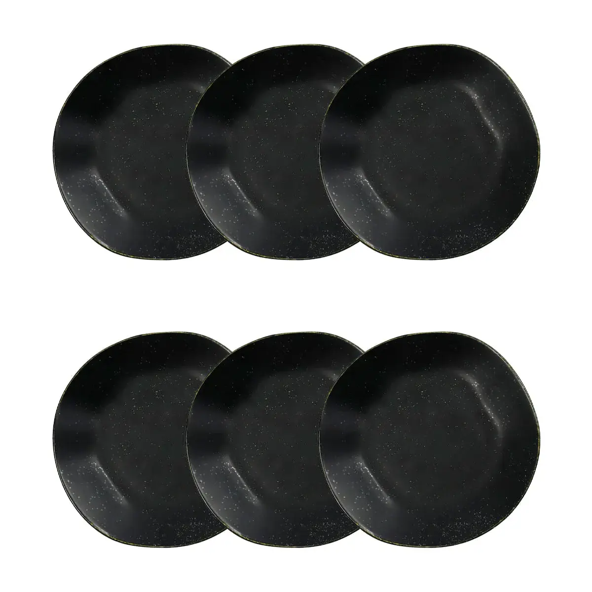 Jogo de 6 Pratos Fundos 22,5 cm Ryo Volcano