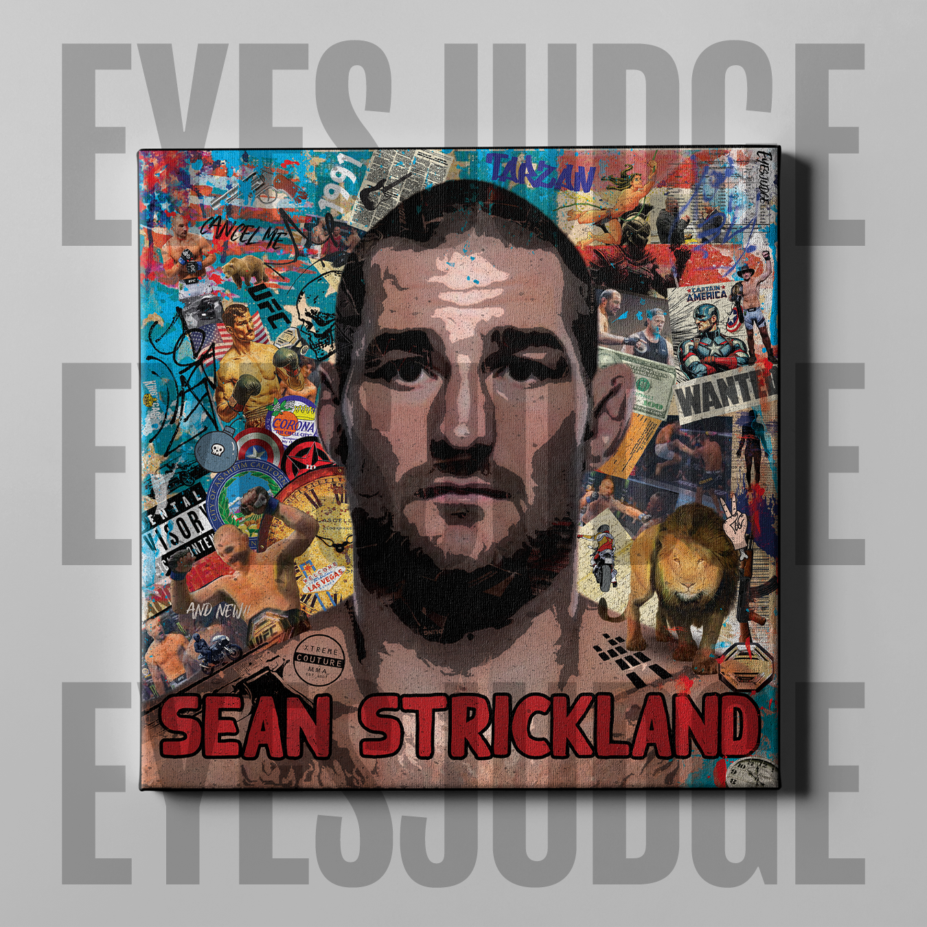 Sean Strickland Canvas