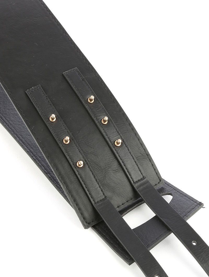Thumbnail: FAUX LEATHER WIDE BELT  