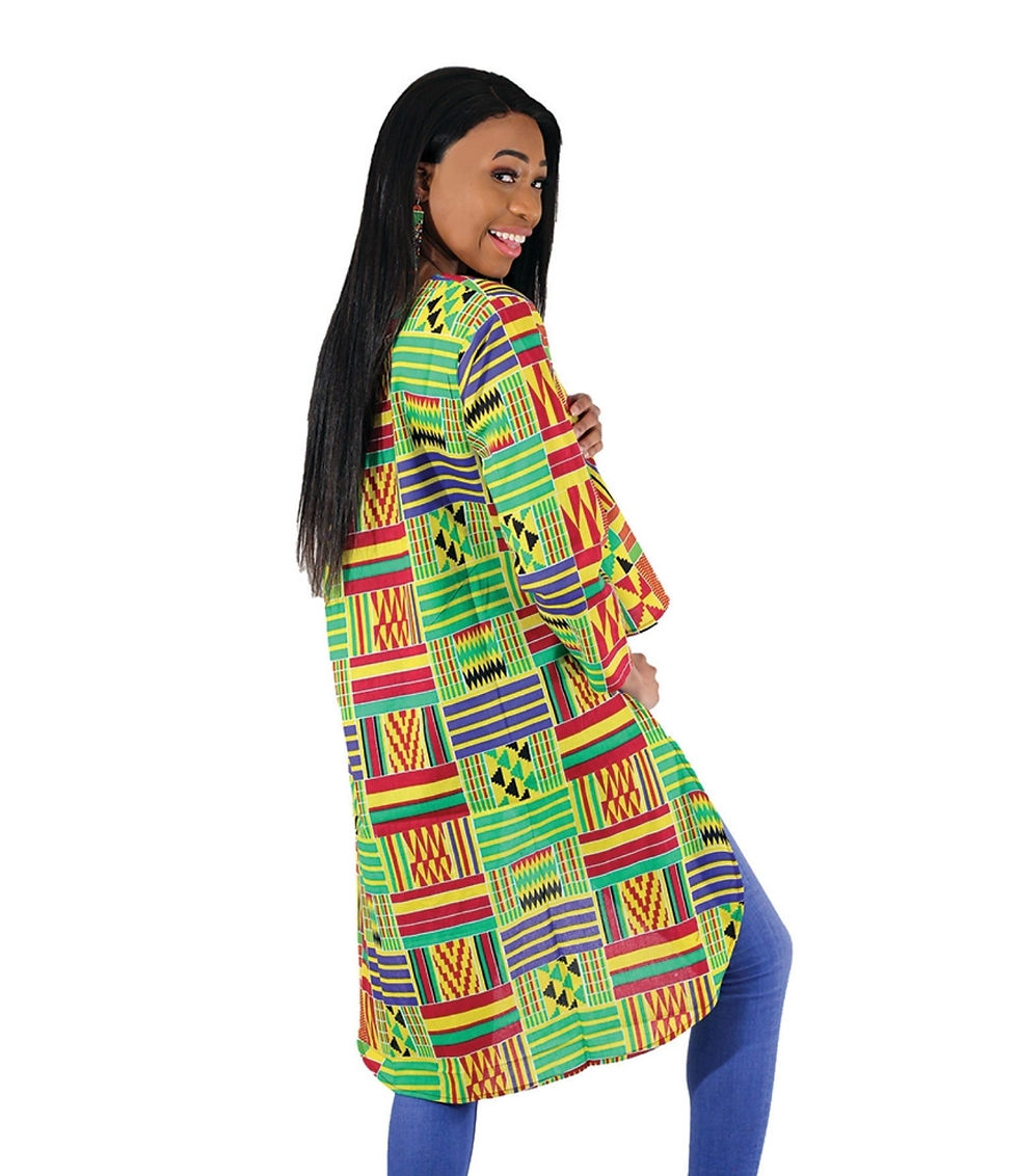 Thumbnail: Kente Hi-Lo Top