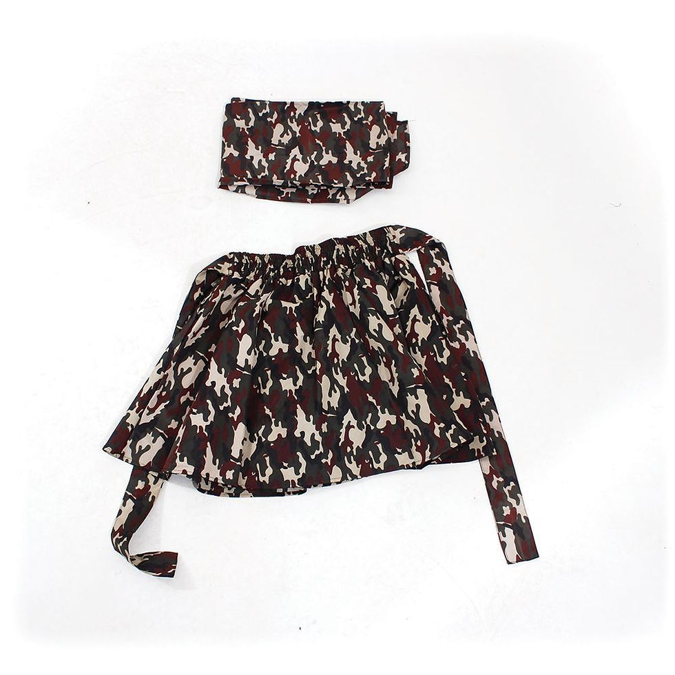 Thumbnail: Flecktarn Camo Mini Skirt