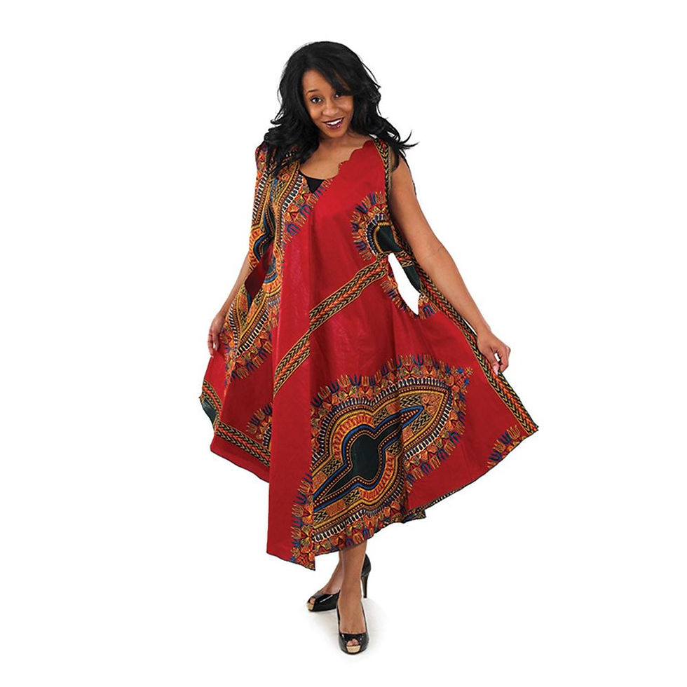Thumbnail: Traditional Print Umbrella Dress