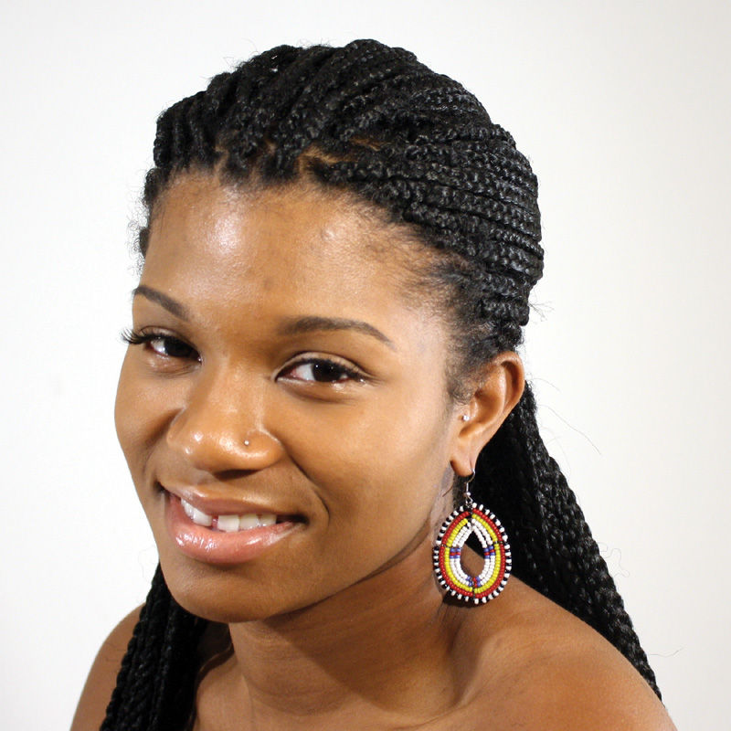 Thumbnail: Maasai Beaded Earrings (Sm/M)