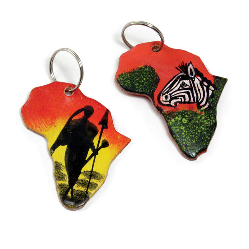 Thumbnail: Leather African Safari Key Chain