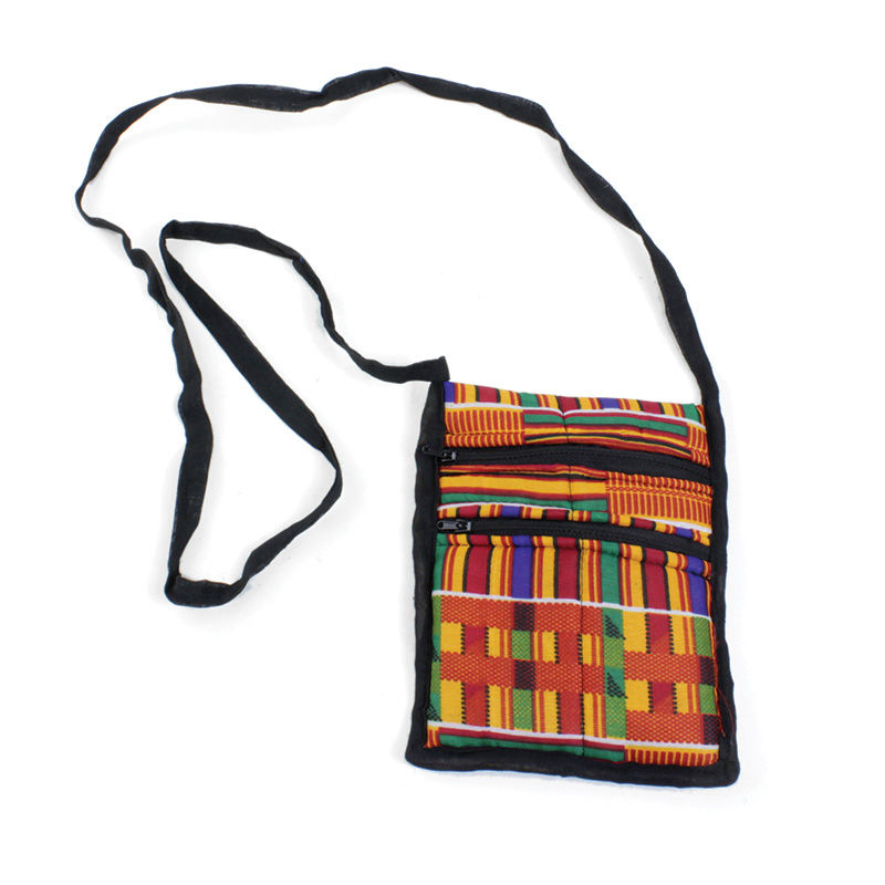 Thumbnail: Small African Print Travel Bag: Assorted