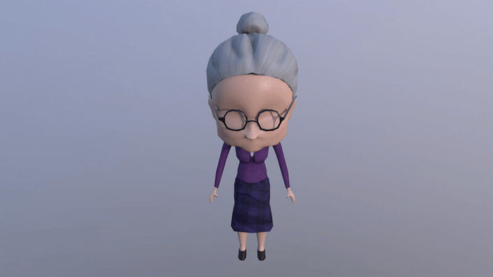 STYLIZED GRANDMOTHER