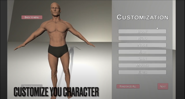 3D CHARACTER EDITOR