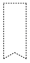 ホワイトフォークリボン