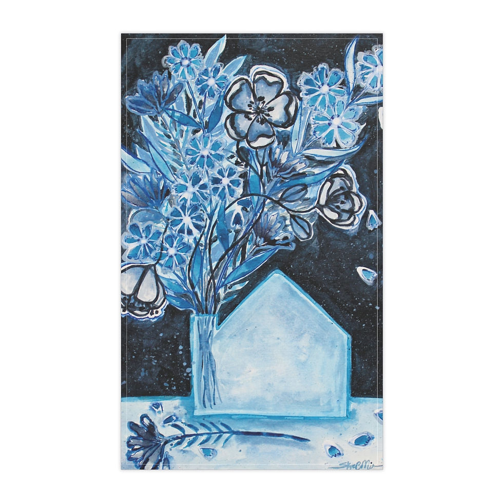 Thumbnail: "Building a House from My Dreams" Tea Towel