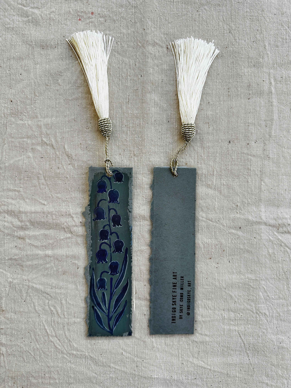 Thumbnail: Watercolor Botanical Bookmark