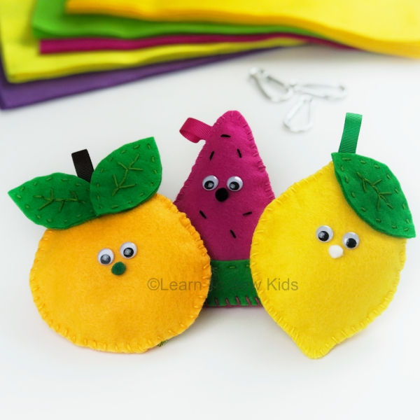 Fruit Felt Digital Handsewing Pattern Set (PDF)