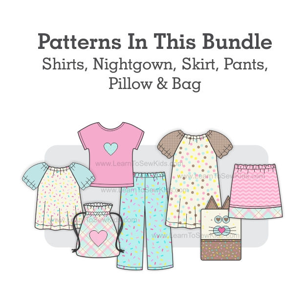 Thumbnail: Teen Sewing Curriculum & Felt Crafts & Hand Sewing Bundle (physical product)
