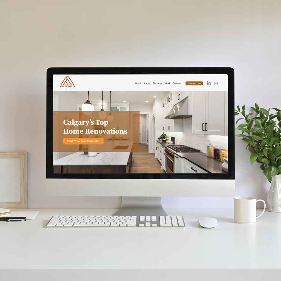 TimberValley Renovations (Client) Website Mockup