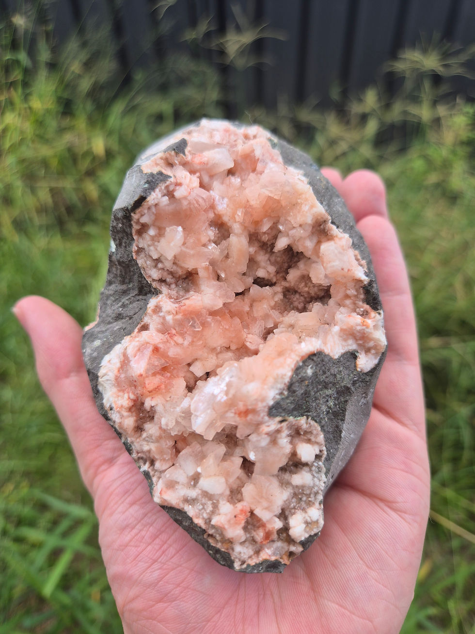 Double Sided Stilbite and Pink Heulandite Specimen