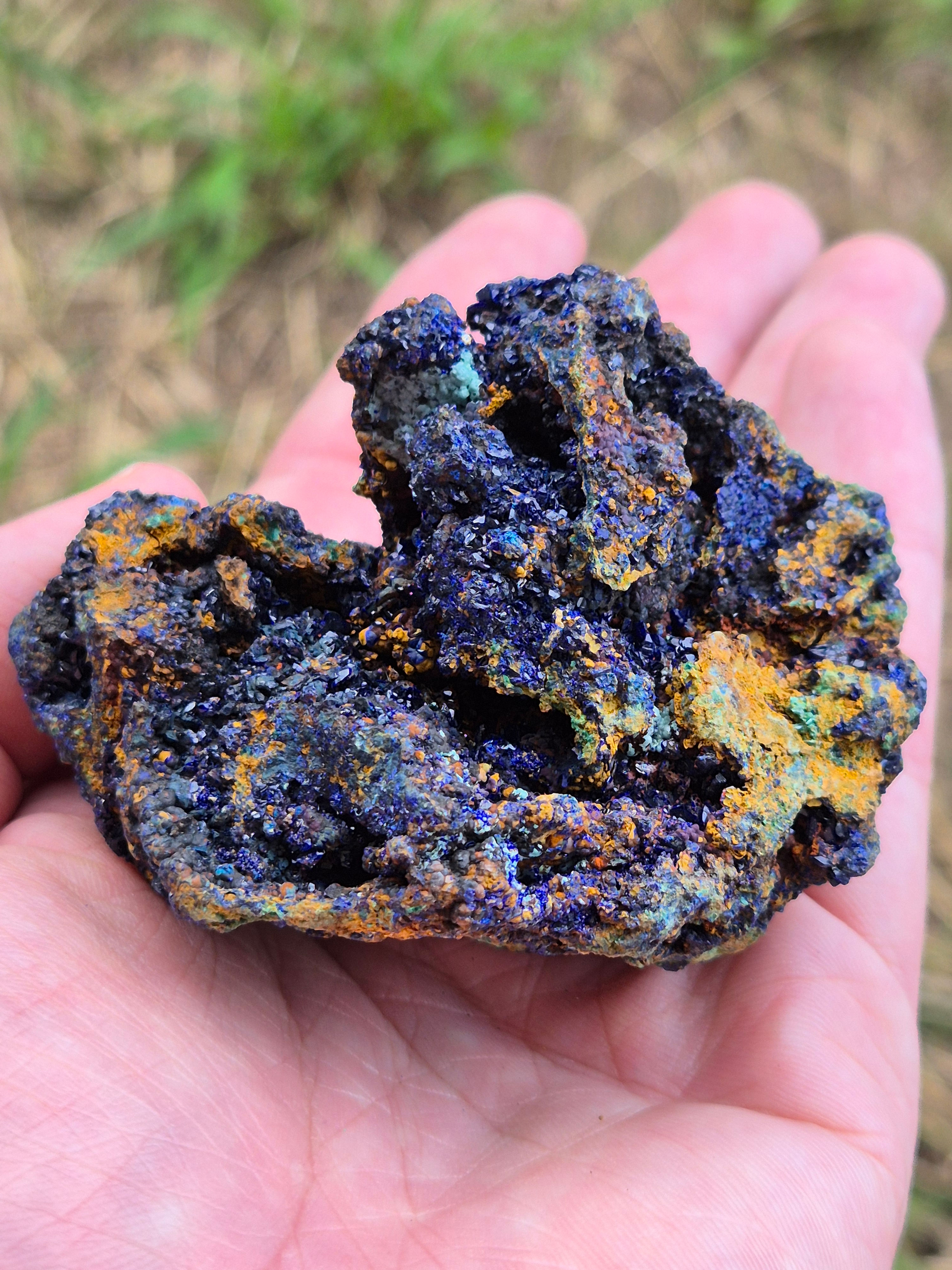 High Grade Azurite and Malachite Specimen