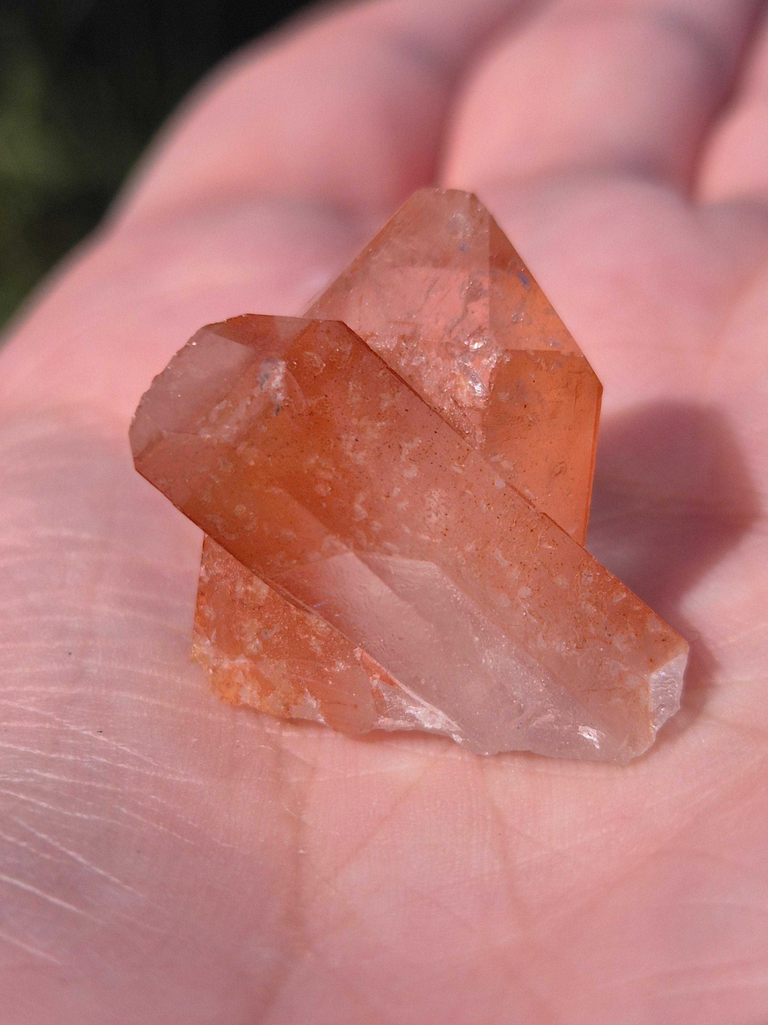 Extremely High Grade Pink Lithium Quartz Cluster #8
