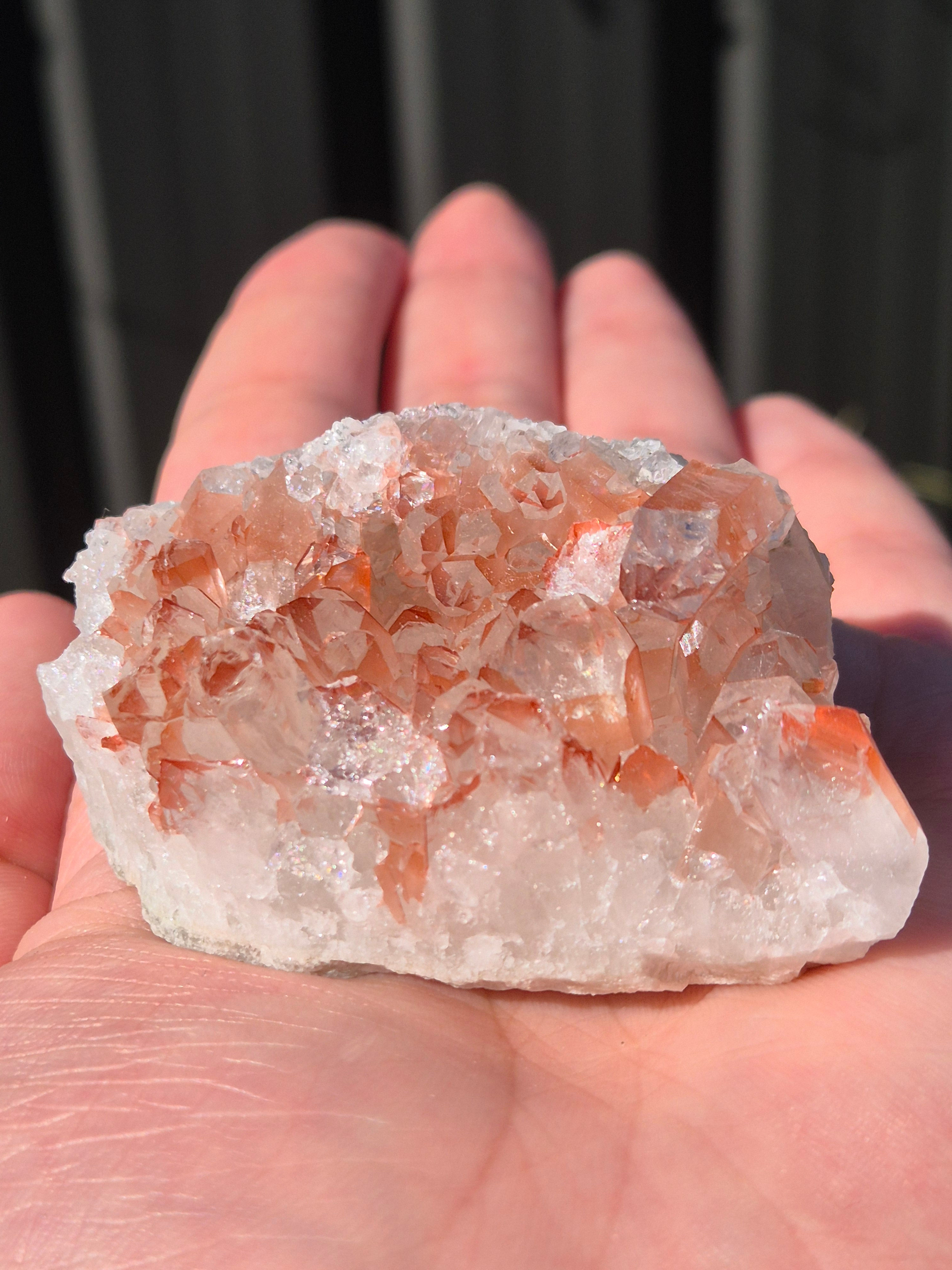 Extremely High Grade Pink Lithium Quartz Cluster #4