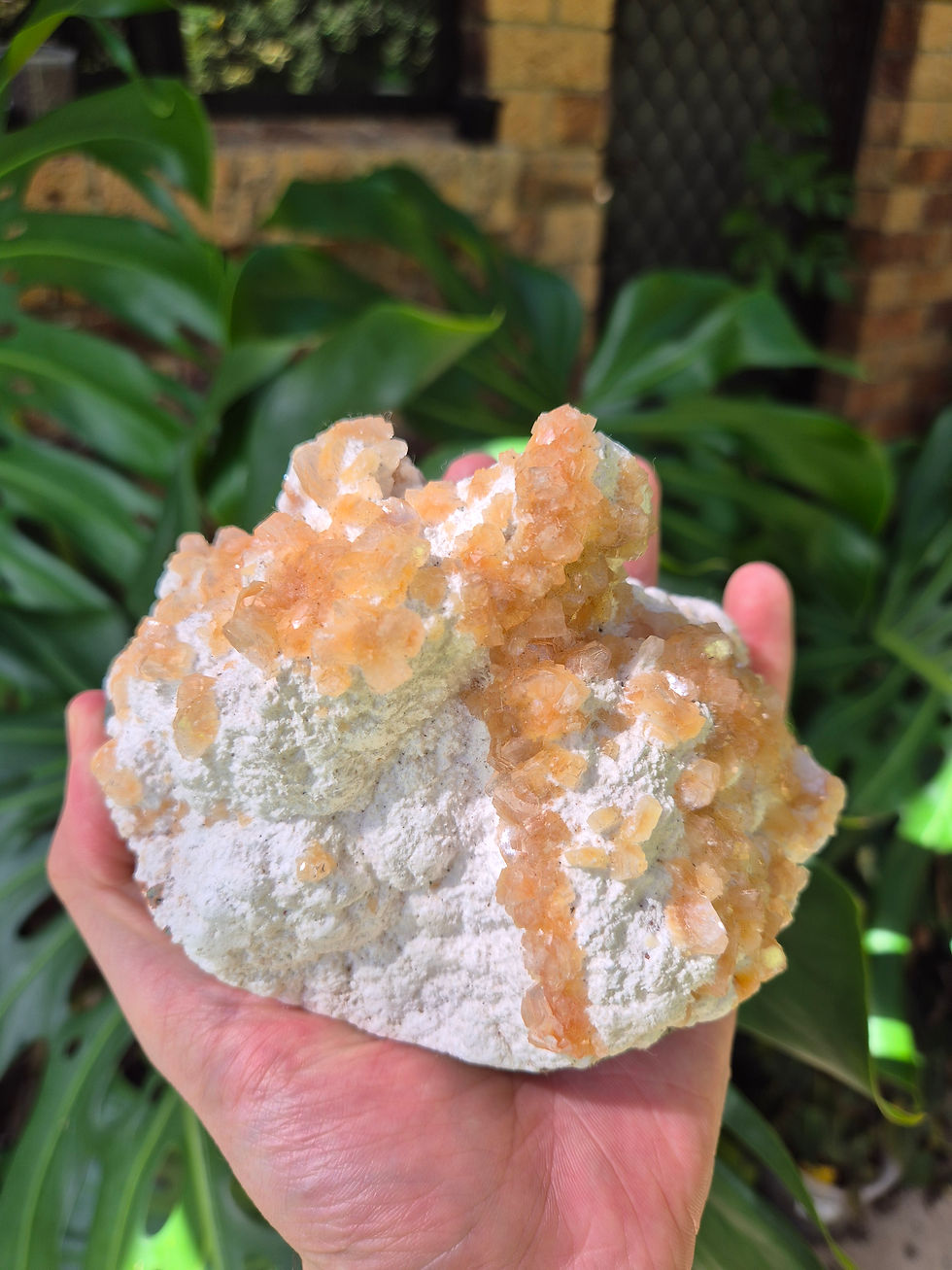 Peach Heulandite and Mordenite Specimen