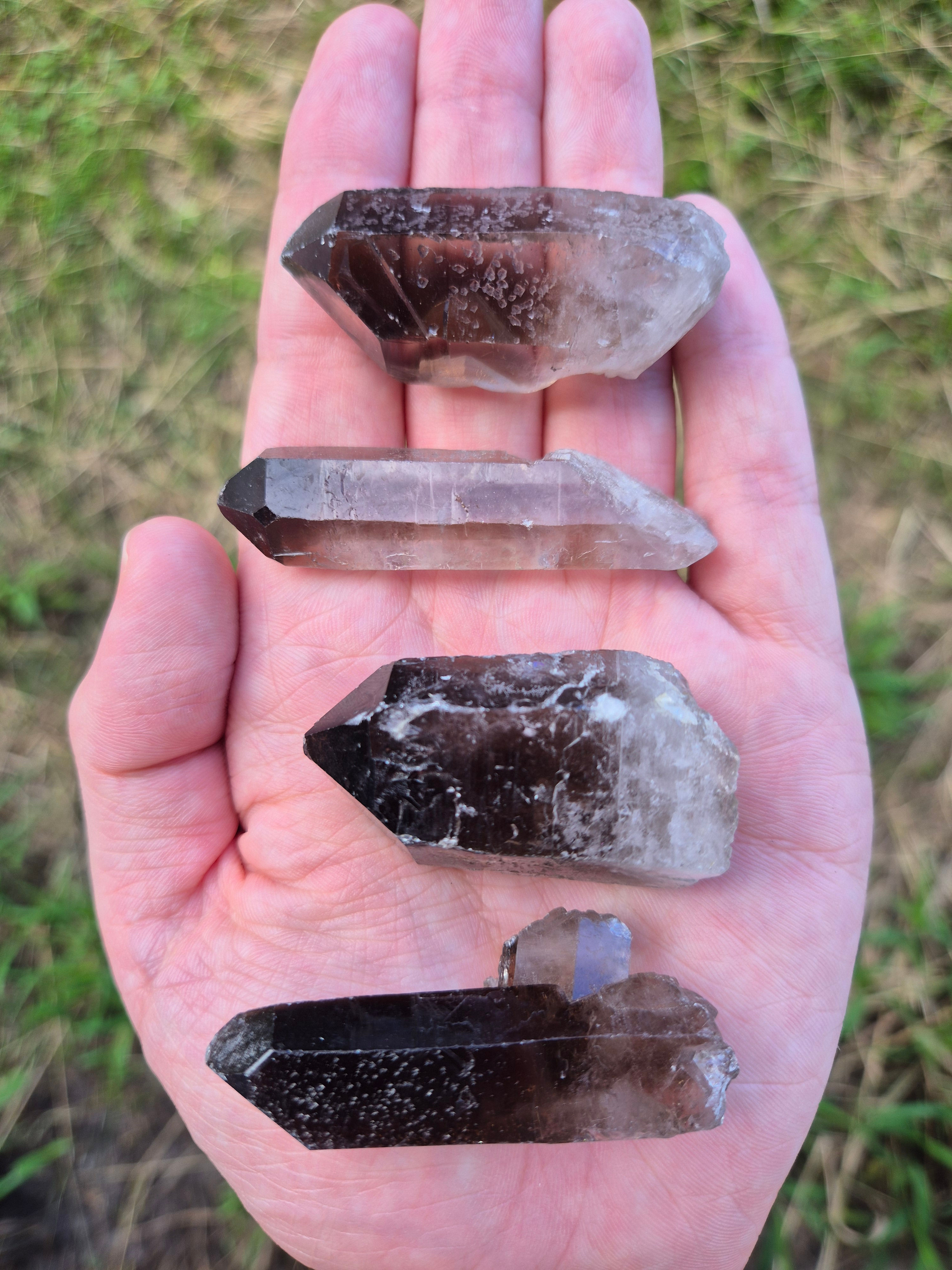 Small Smokey Quartz Points