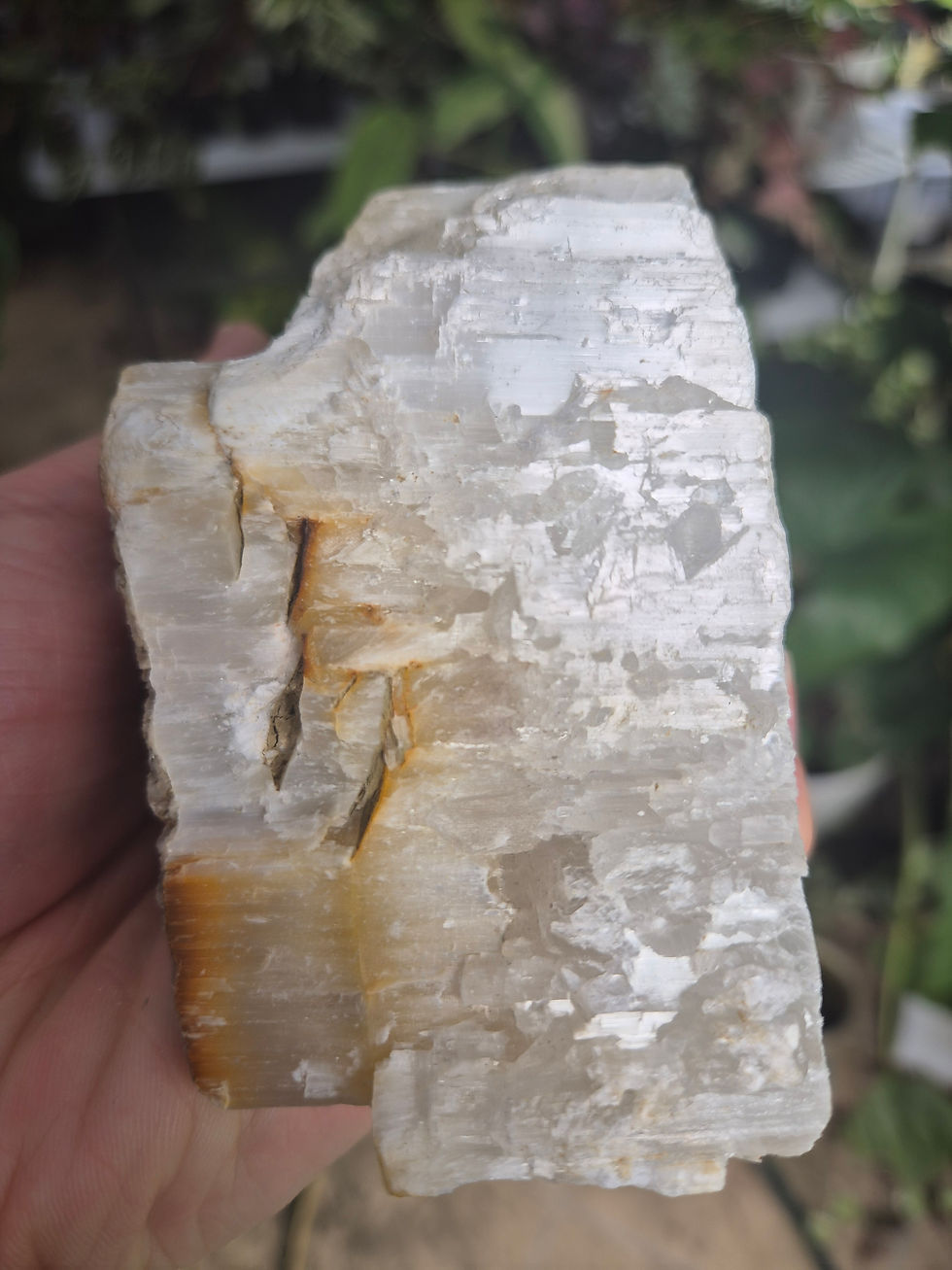 Raw White Selenite Chunk
