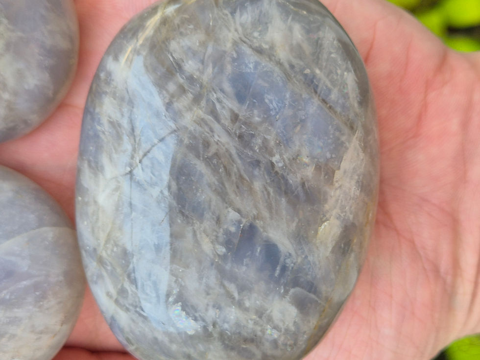 Blue Rose Quartz Palmstones