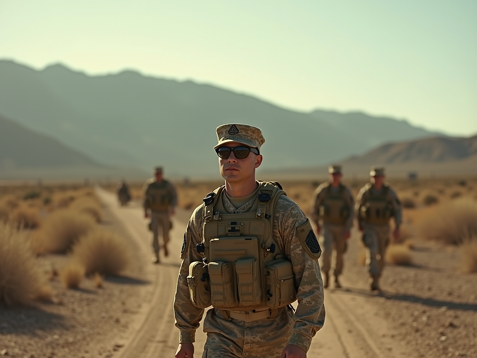 Dynamic-shot-of-Nevada-Guard-member-confidently-transitioning-to-civilian-career-captured-