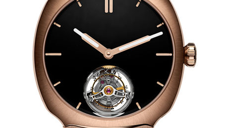 H. Moser & Cie. Streamliner in rose gold and Vanta black