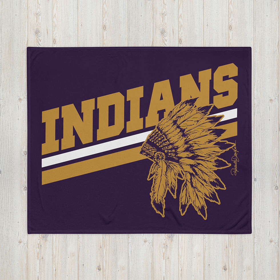 Indians Throw Blanket
